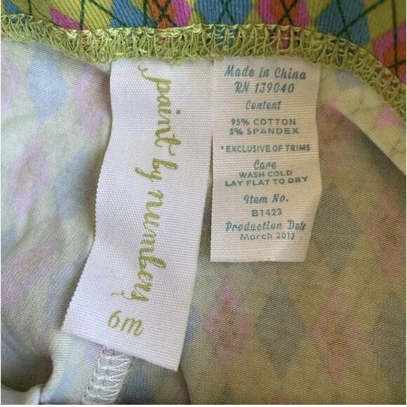 Matilda Jane Green Emerald Argyle Leggings - Picture 5 of 5